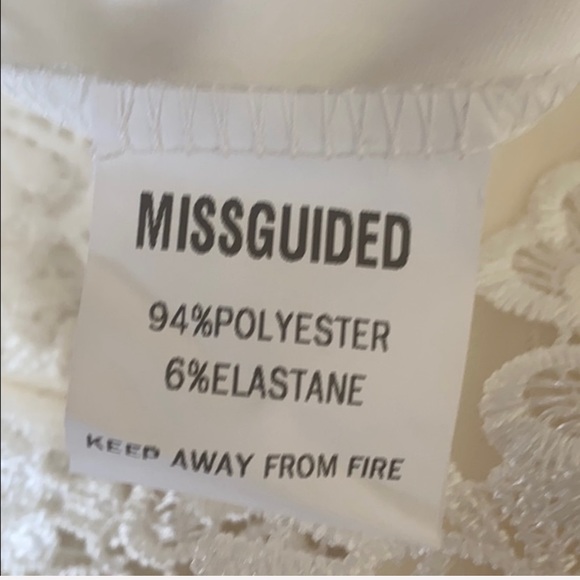 Misguided Lace white mini dress - Picture 5 of 6